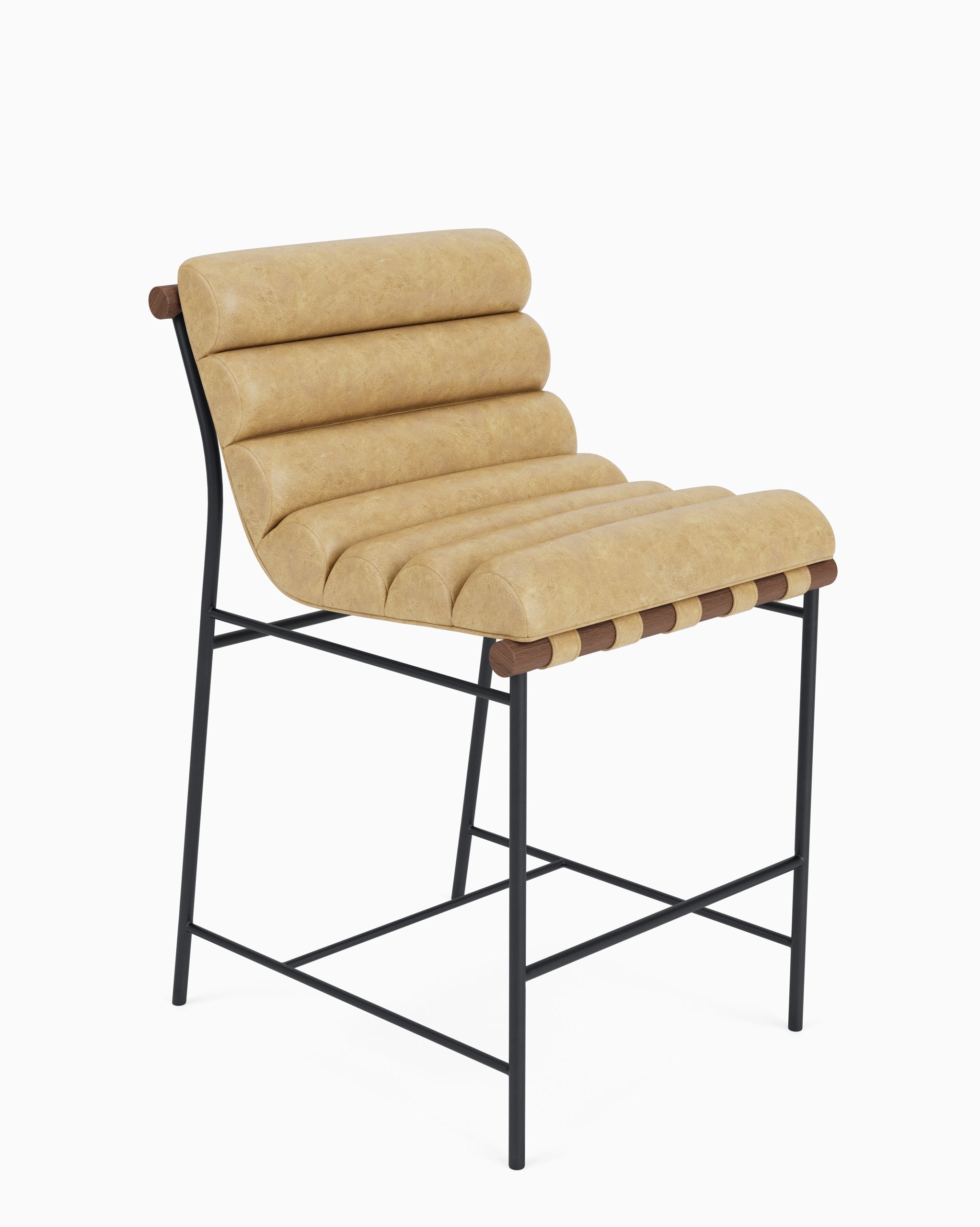 Sunflower Leather / Walnut / Counter (24" Height)