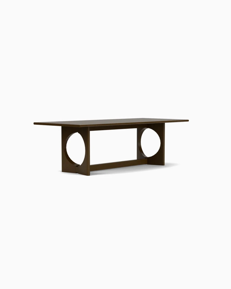 Espresso Oak / 96" length | Seats 8