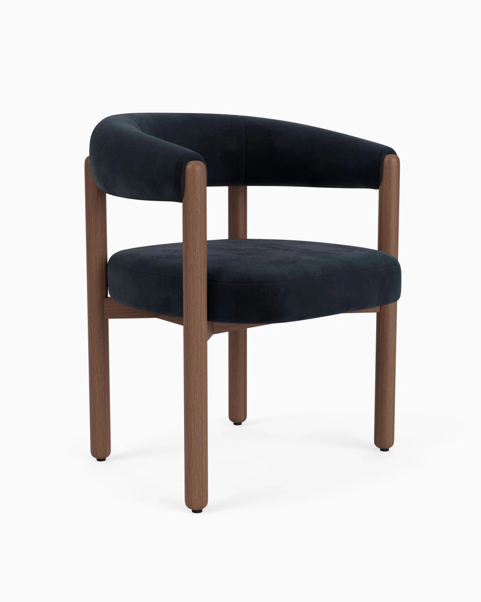 Ebony Velvet / Walnut