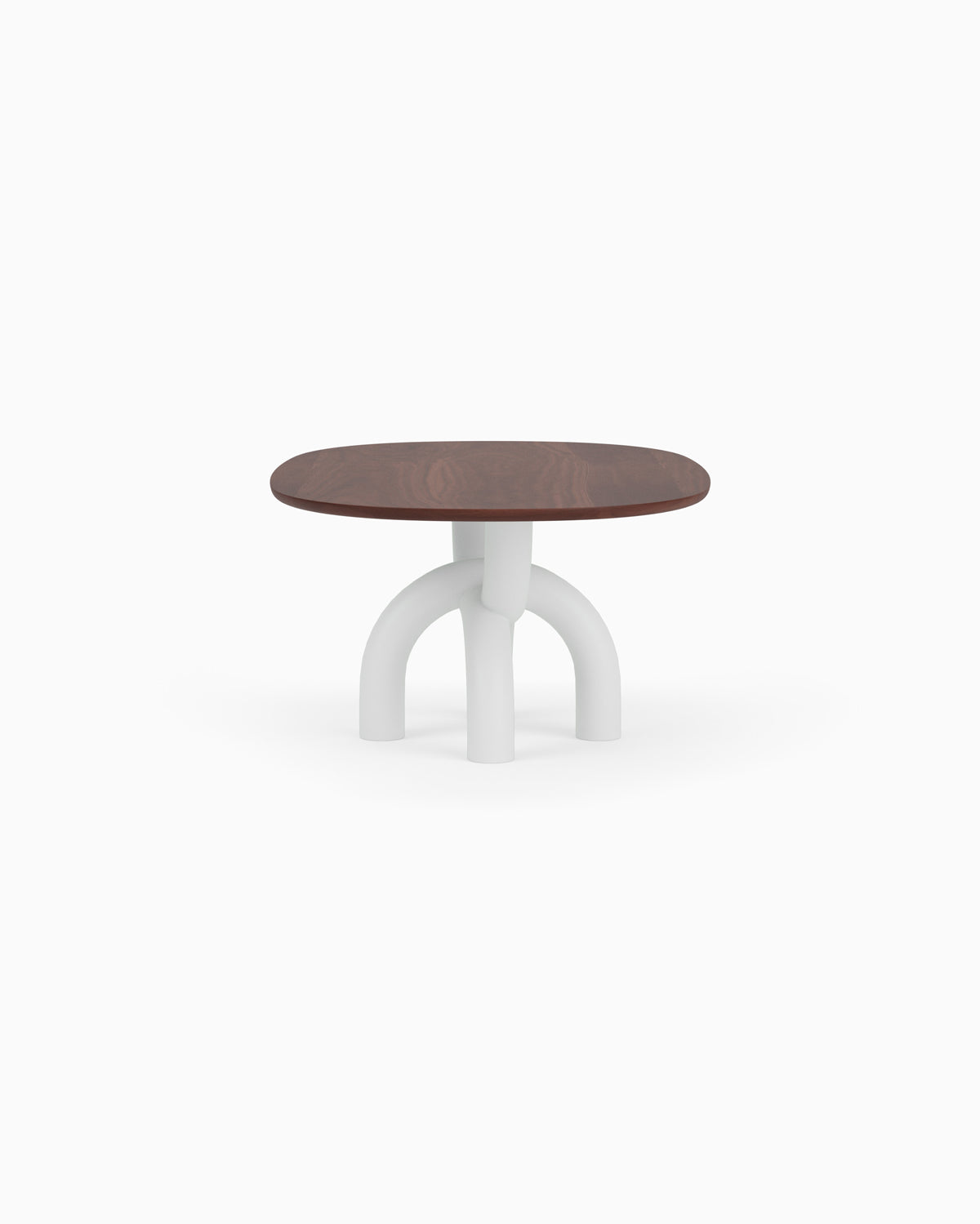 Walnut Top / White Plaster Base / 82" length | Seats 6
