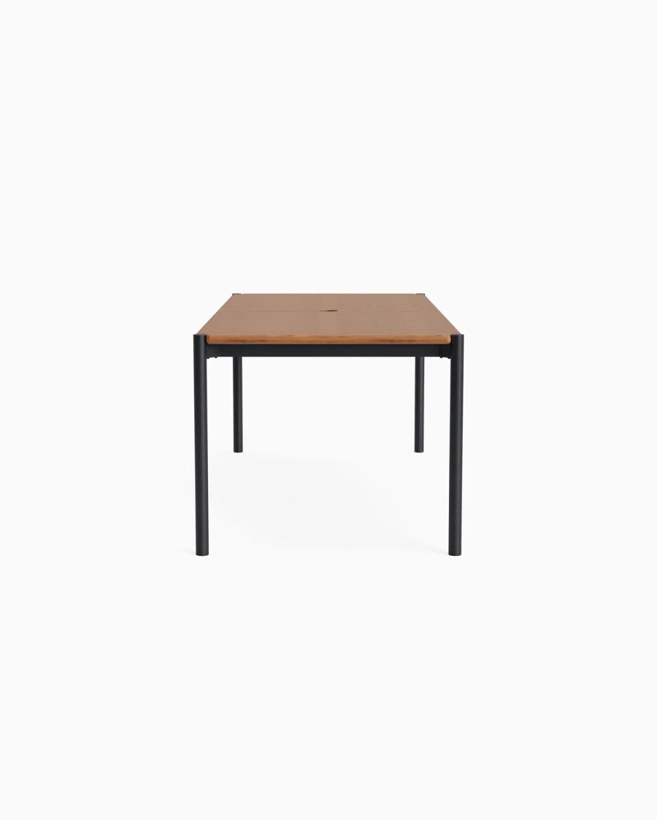 Teak / 86" Length | Seats 8