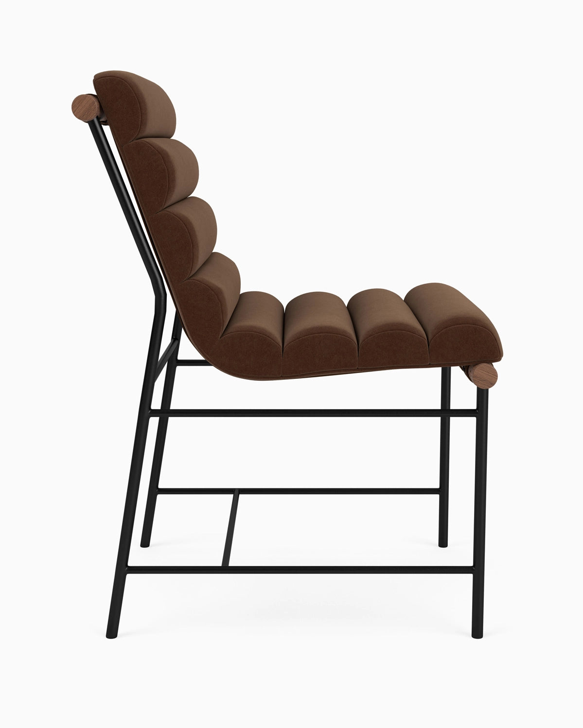 Cognac Velvet / Walnut