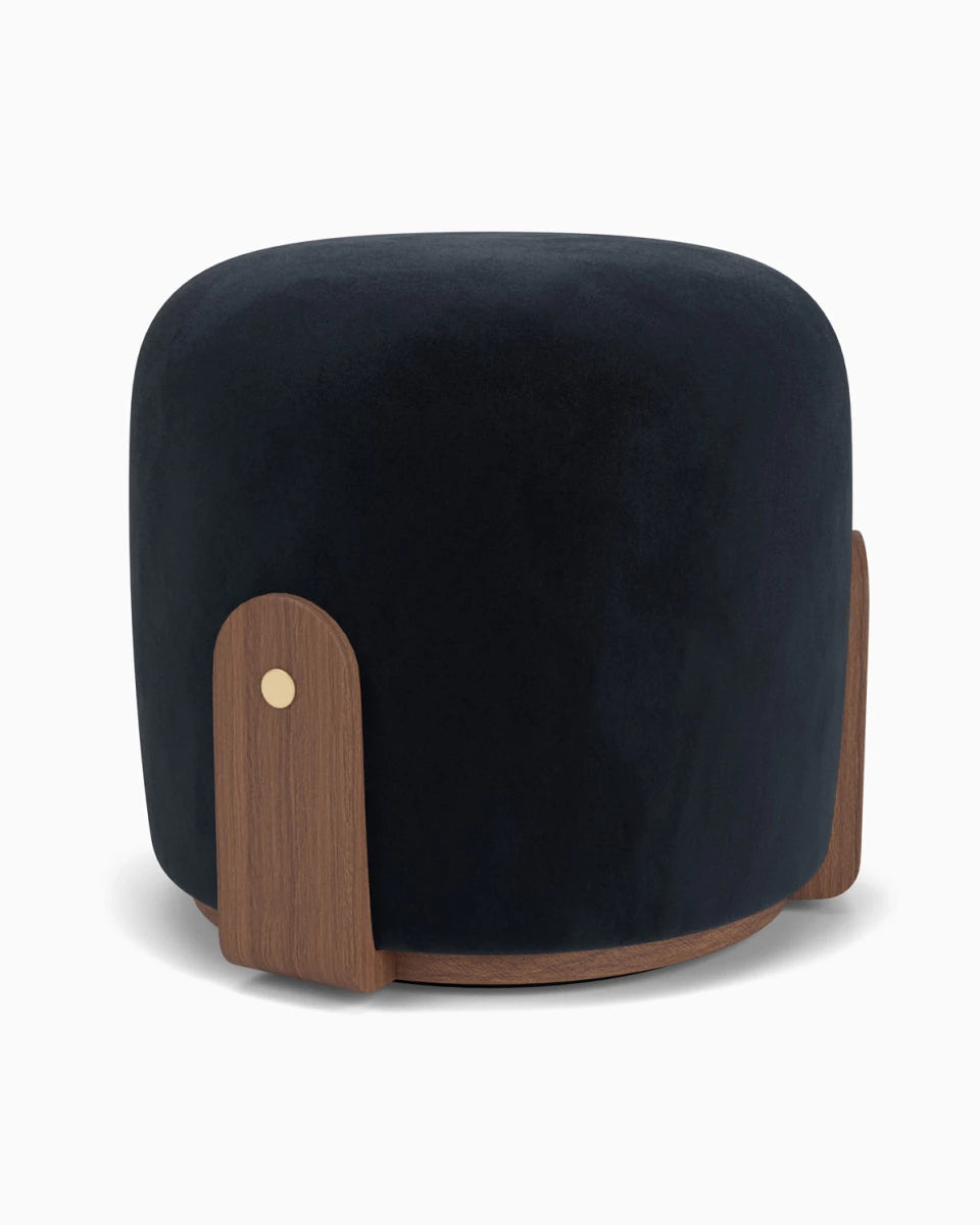 Ebony Velvet / Walnut Frame