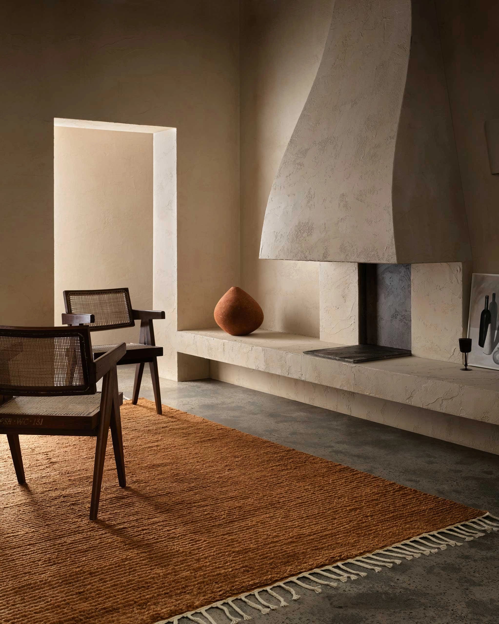 6'7" x 9'10" / Saffron