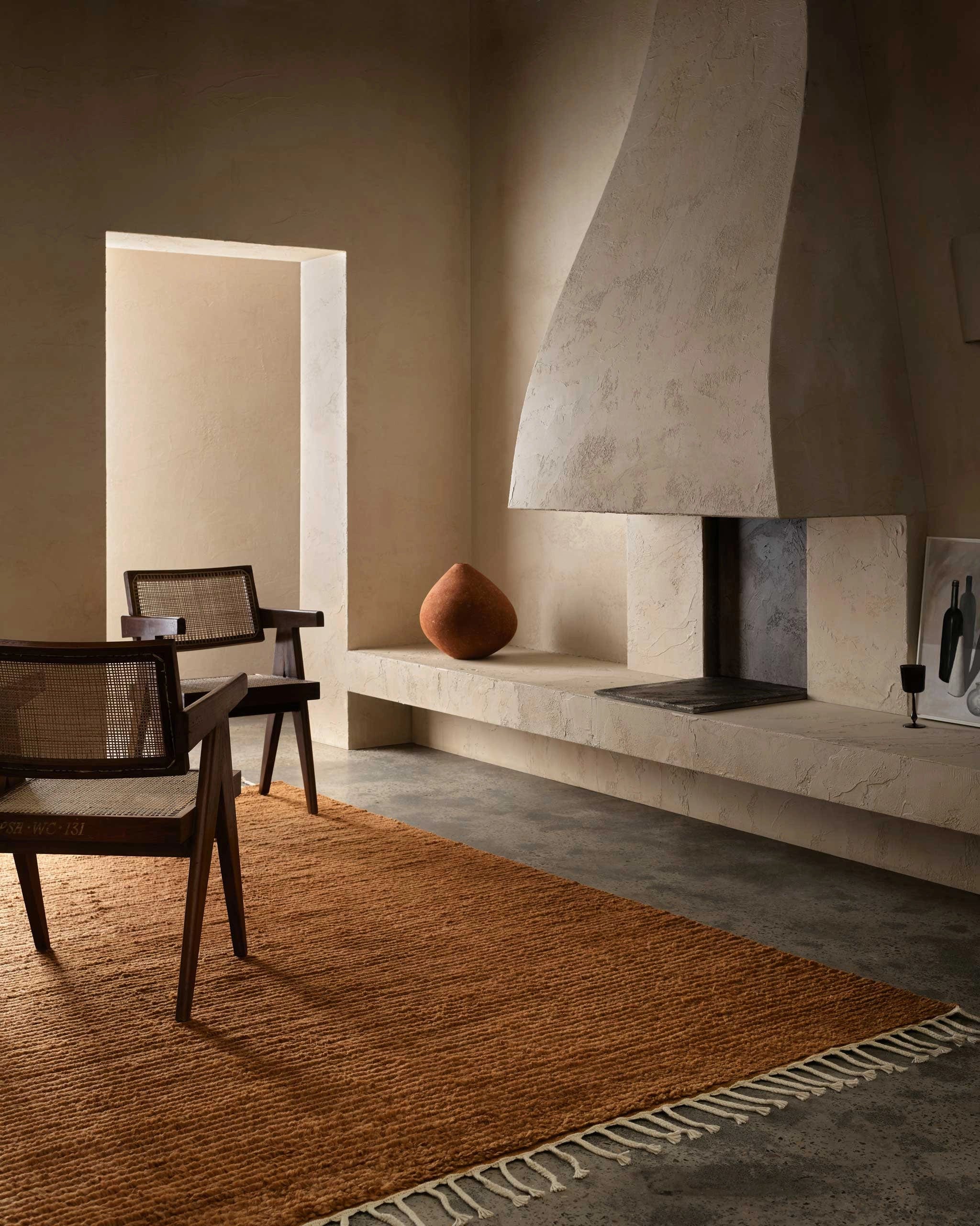 6'7" x 9'10" / Saffron