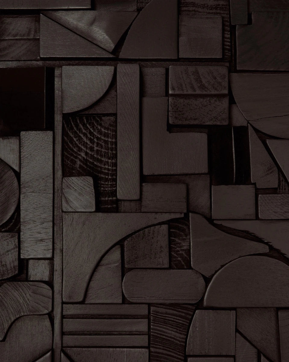 Black / 39.5 x 39.5"