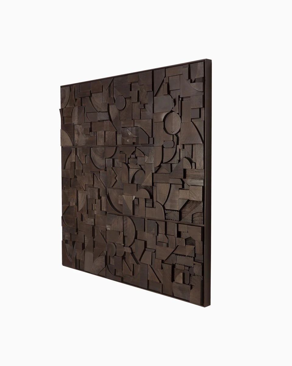 Dark Brown / 39.5 x 39.5"