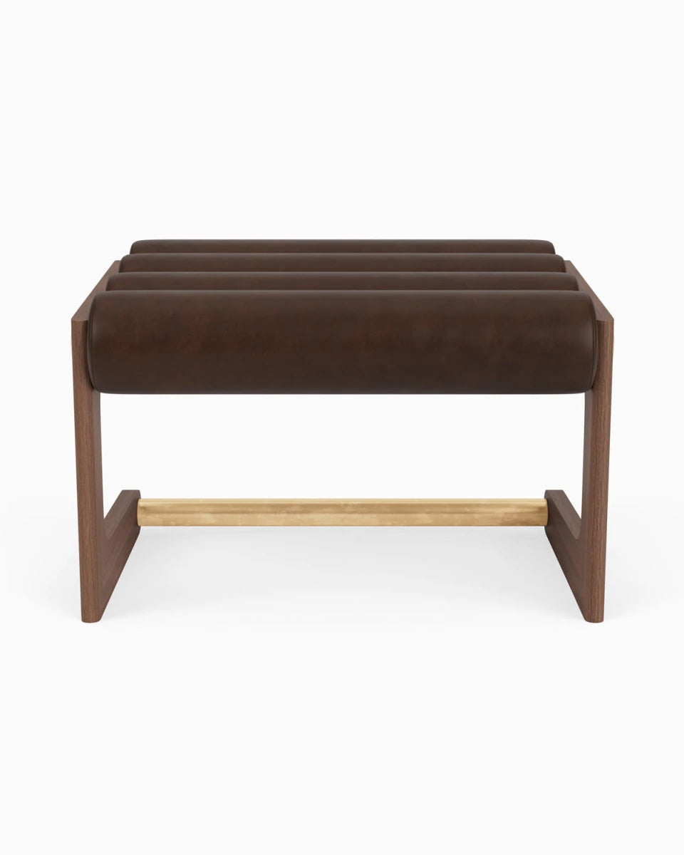 Maple Leather / Walnut Frame