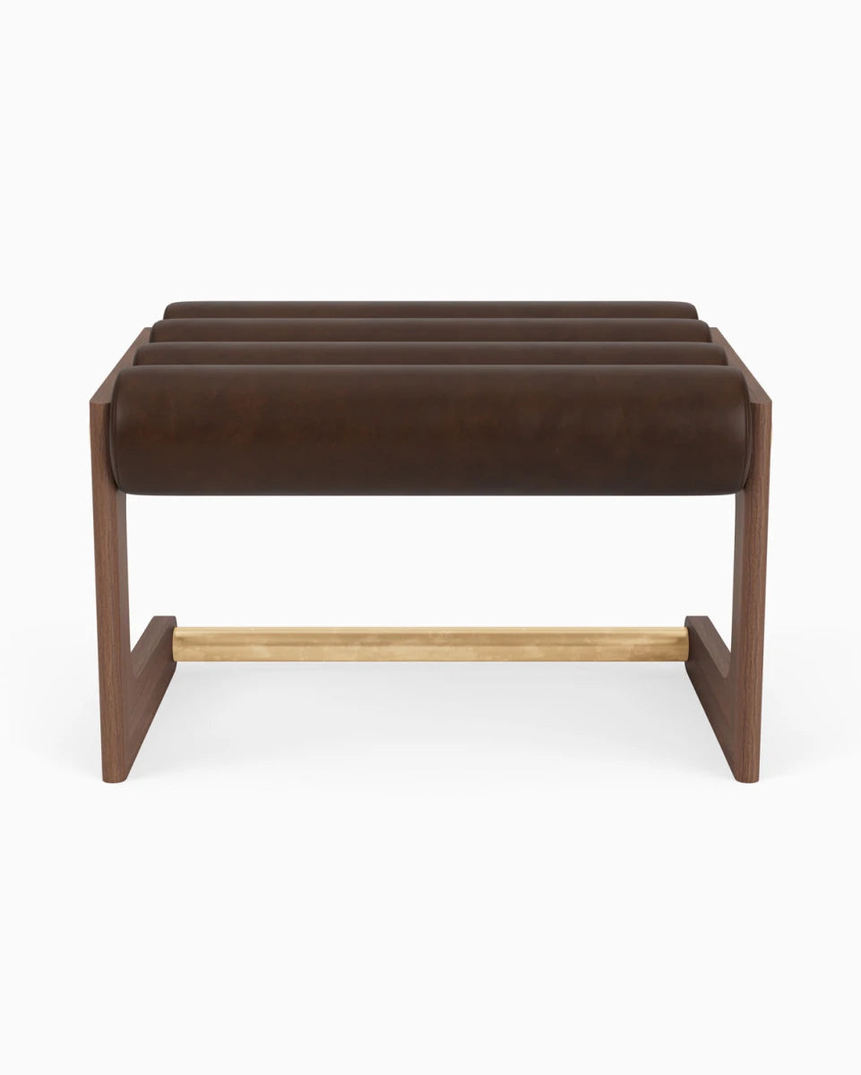 Maple Leather / Walnut Frame