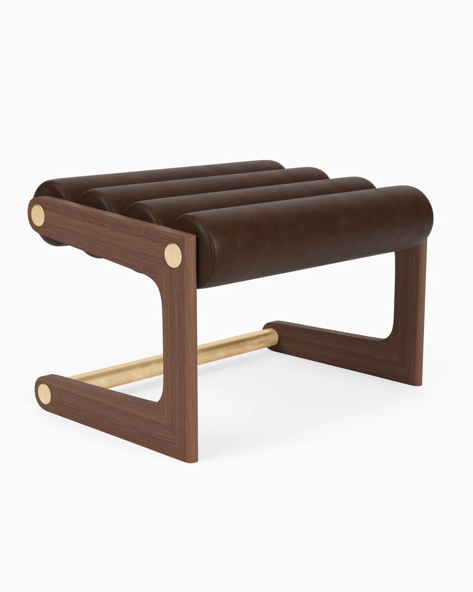 Maple Leather / Walnut Frame