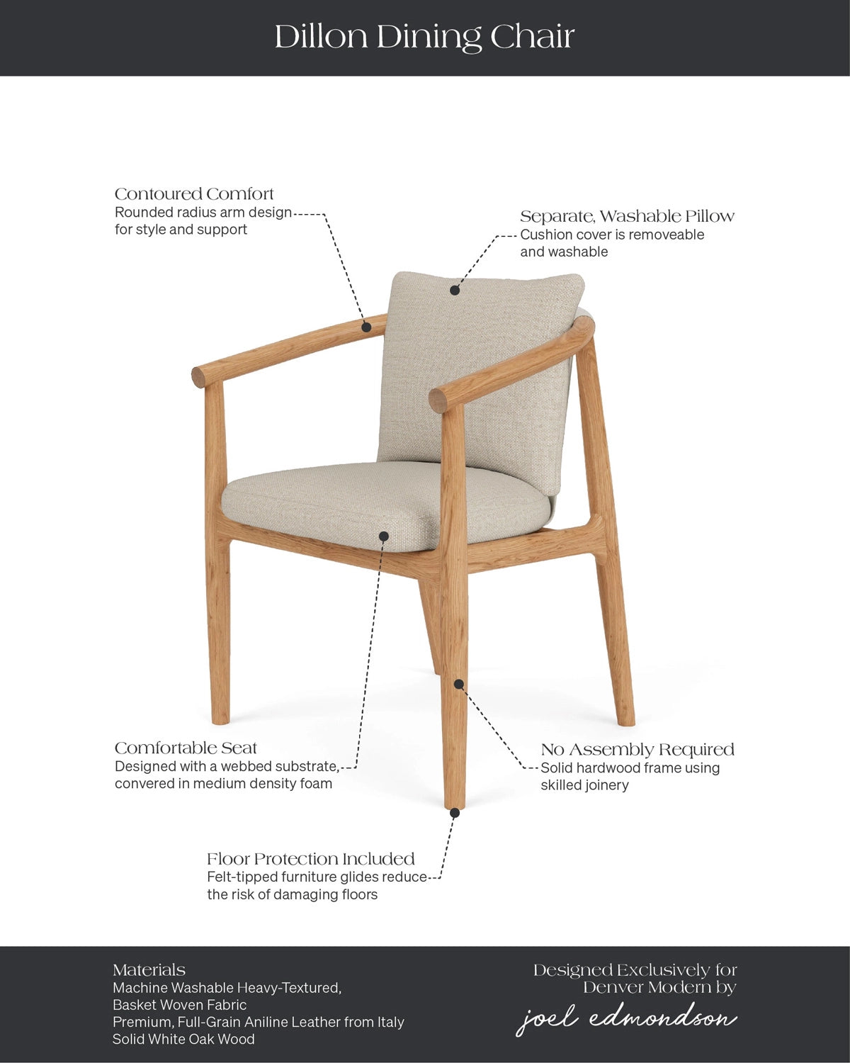 Latte Basketweave / Pearl Leather / White Oak