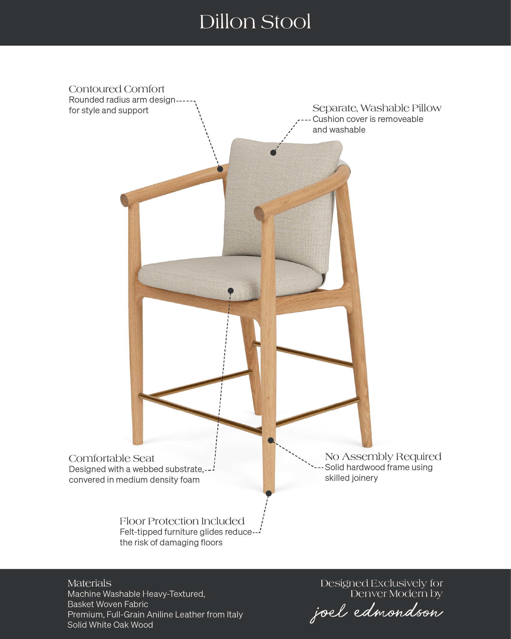 Latte Basketweave / Pearl Leather / White Oak