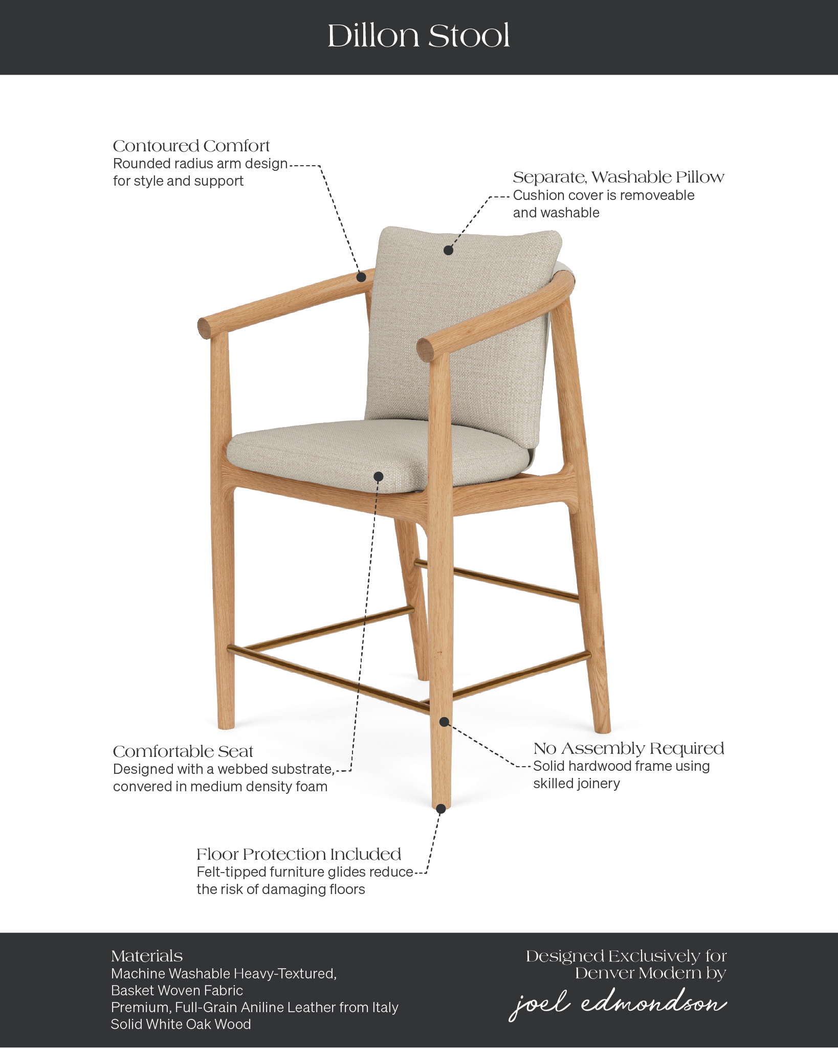 Latte Basketweave / Pearl Leather / White Oak