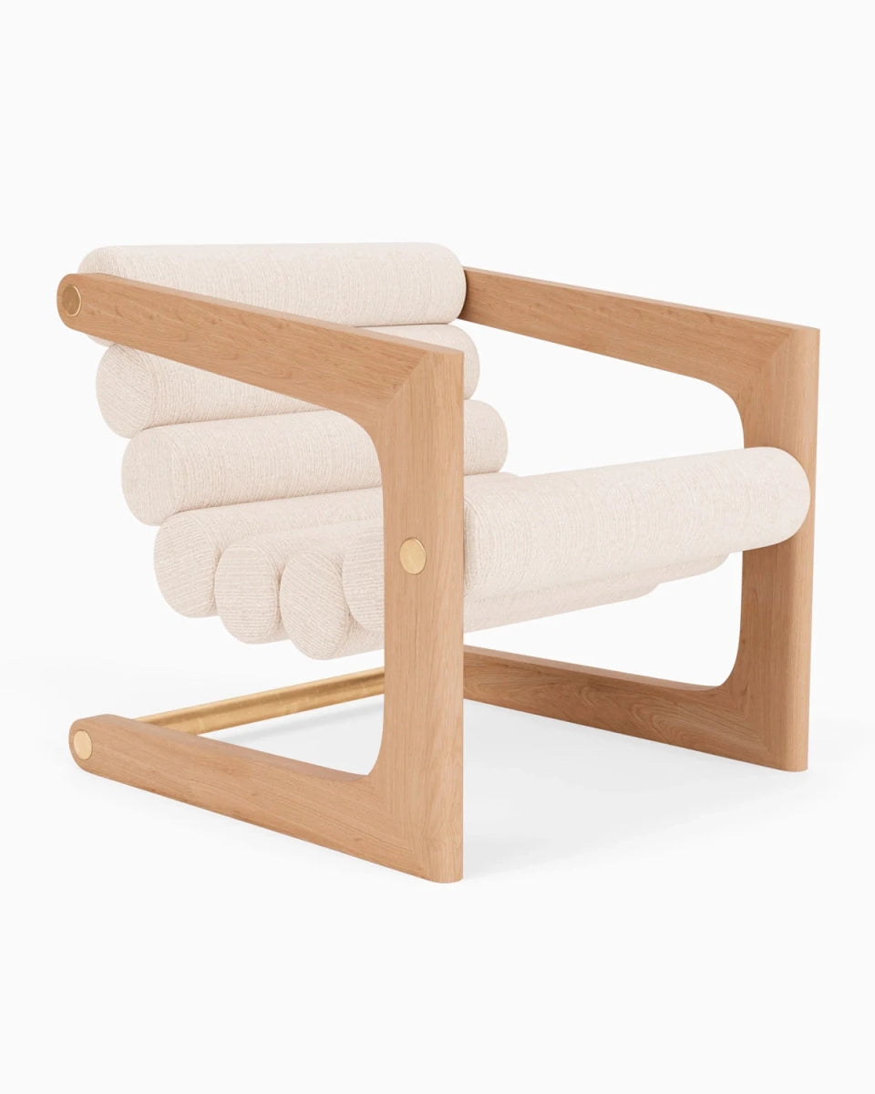 White Oak Frame / Mist Boucle
