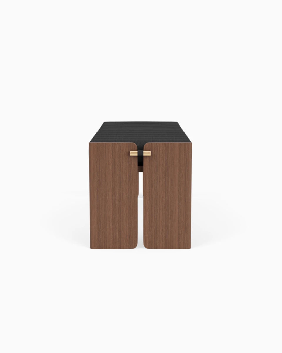 Charcoal Boucle / Walnut