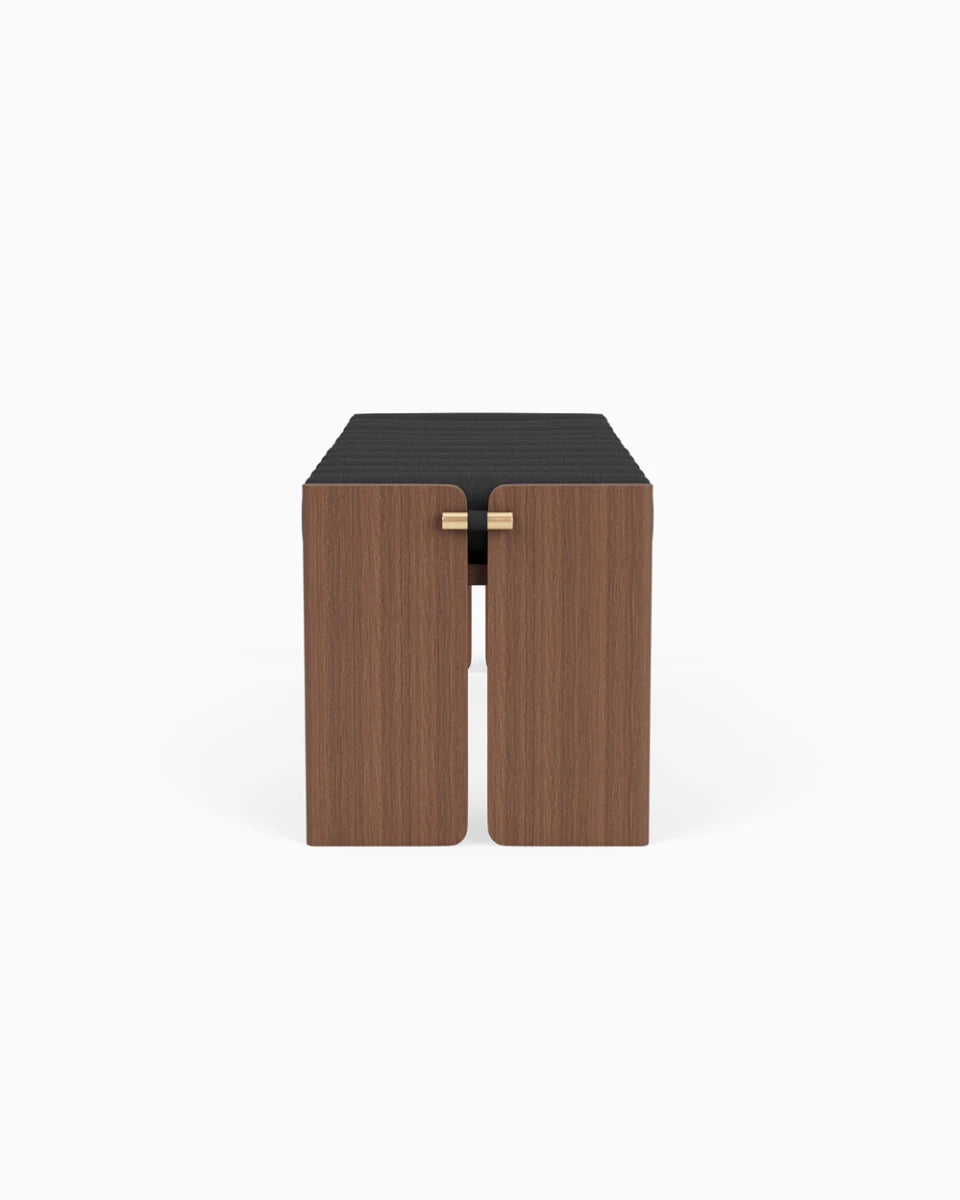 Charcoal Boucle / Walnut