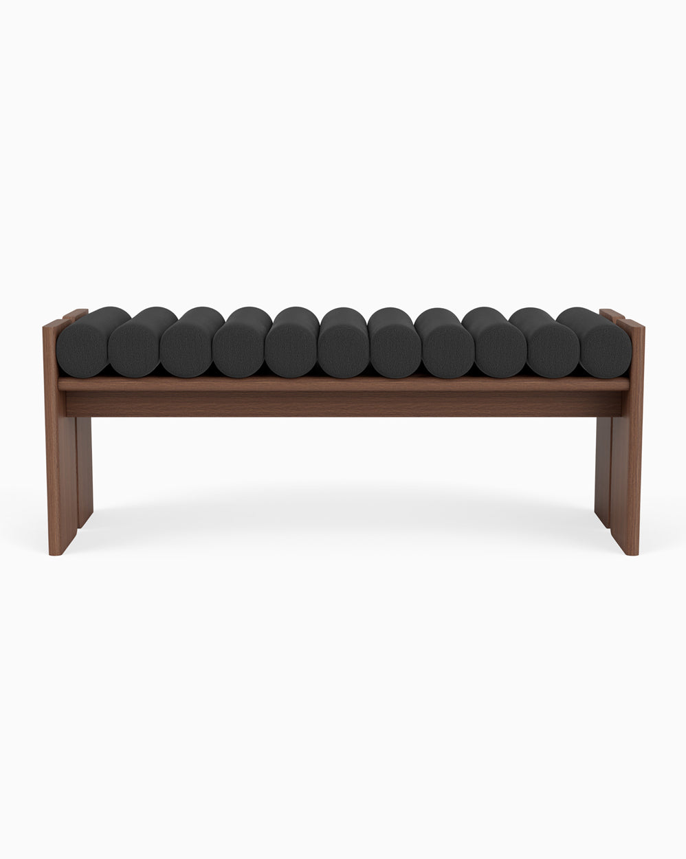 Charcoal Boucle / Walnut