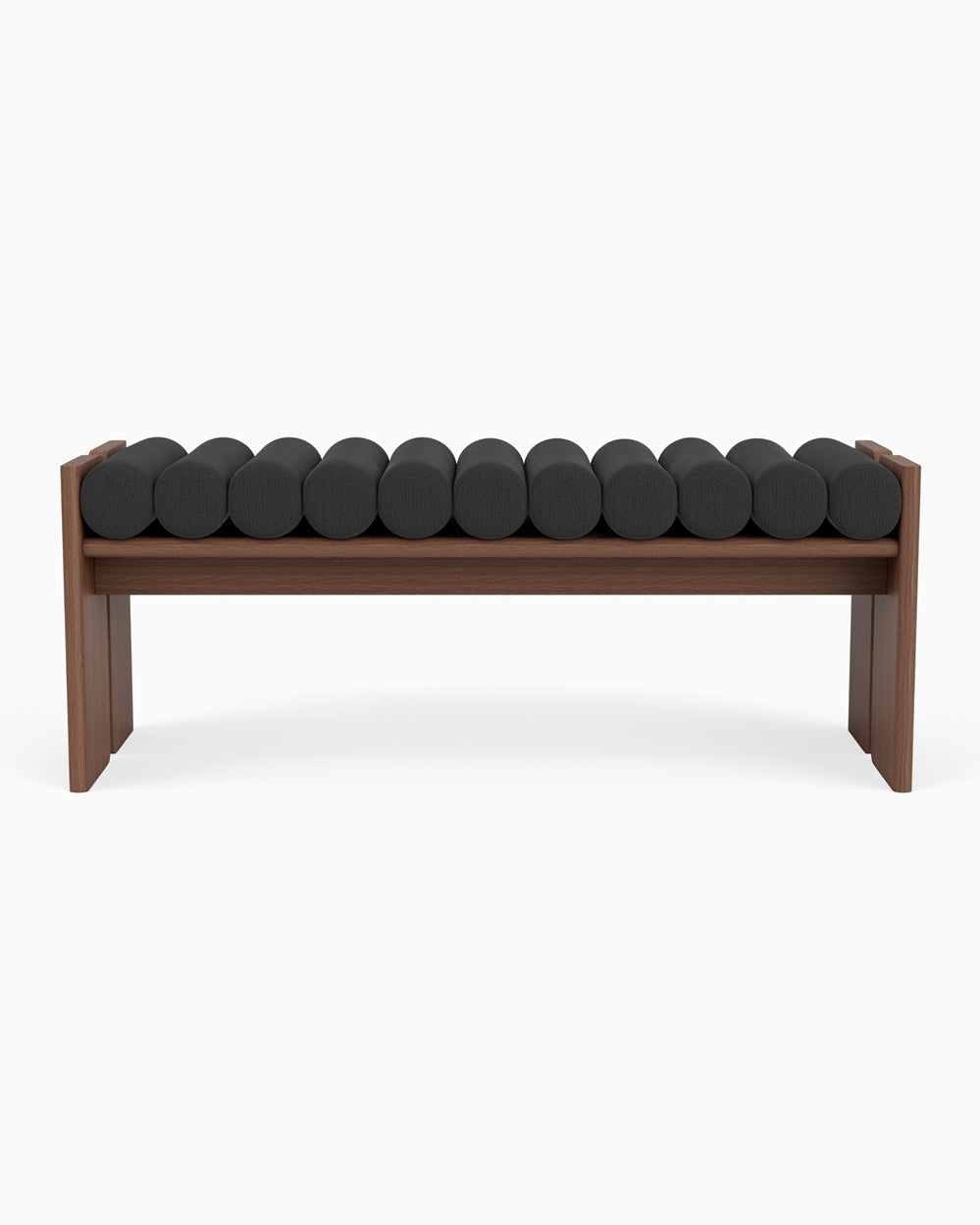 Charcoal Boucle / Walnut