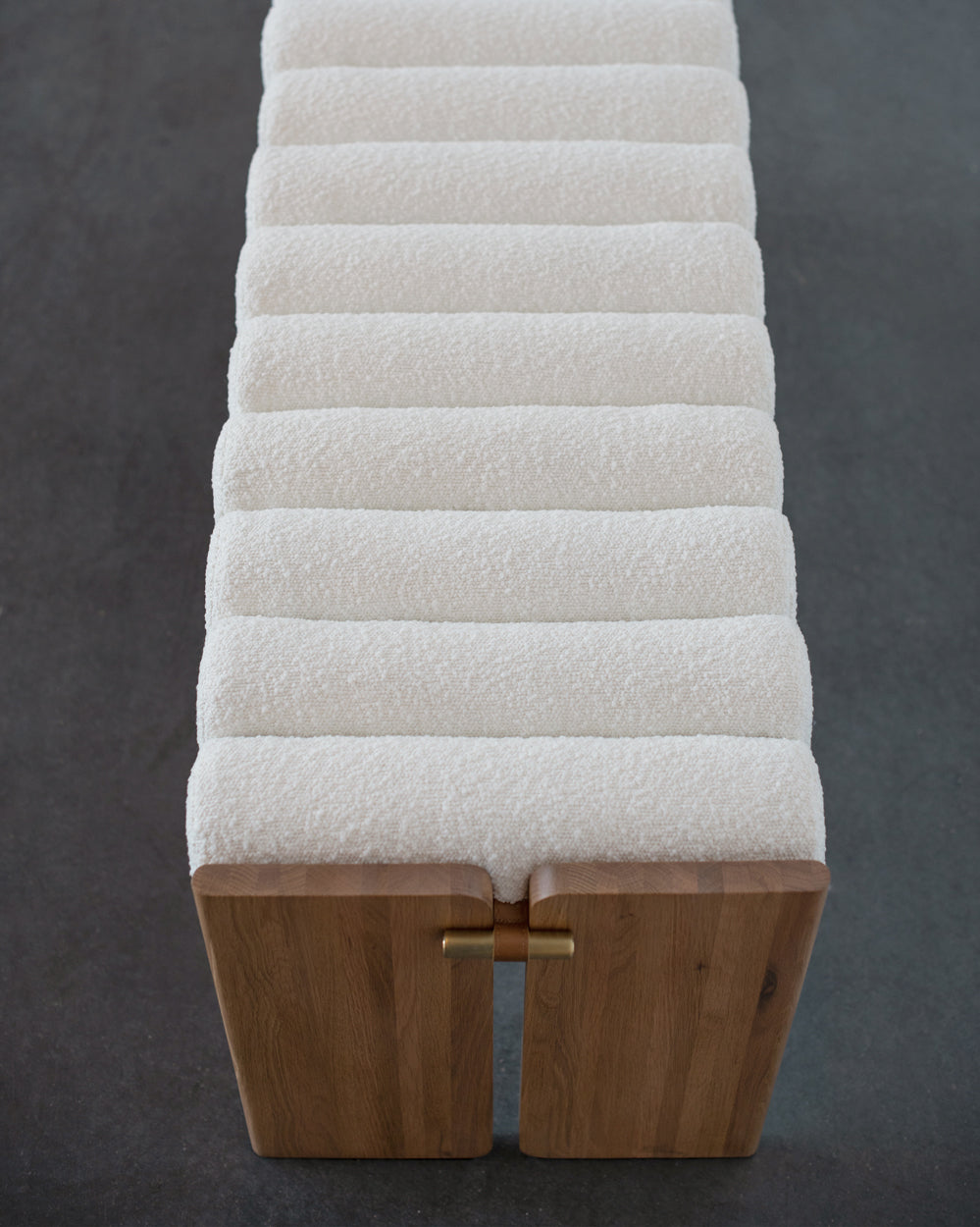 White Boucle / White Oak