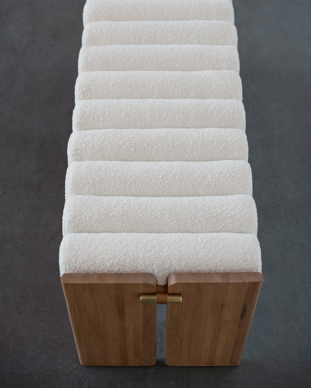 White Boucle / White Oak