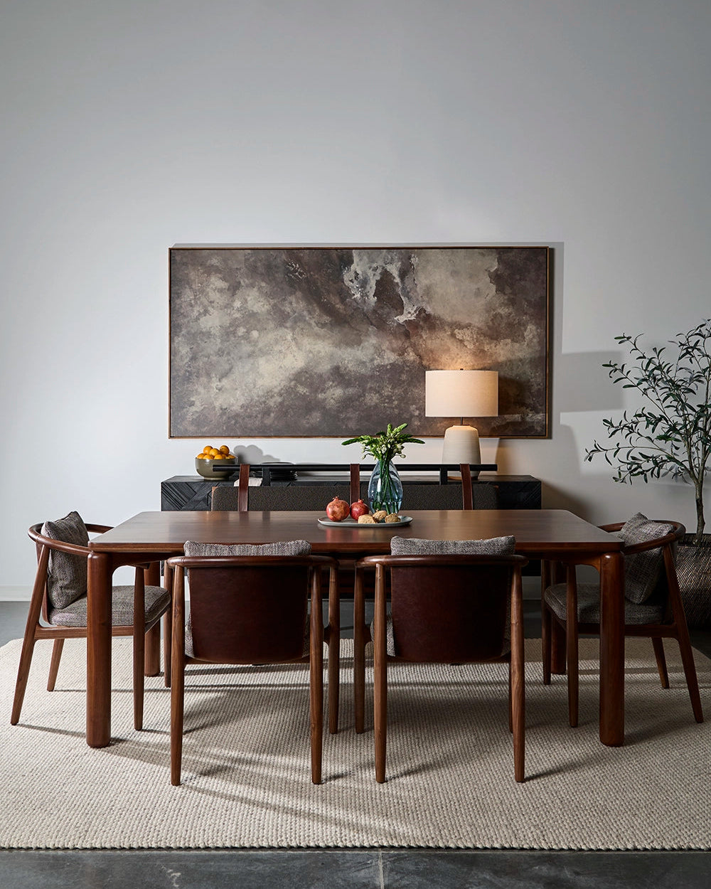 Walnut / 78" x 42" | Seats 6