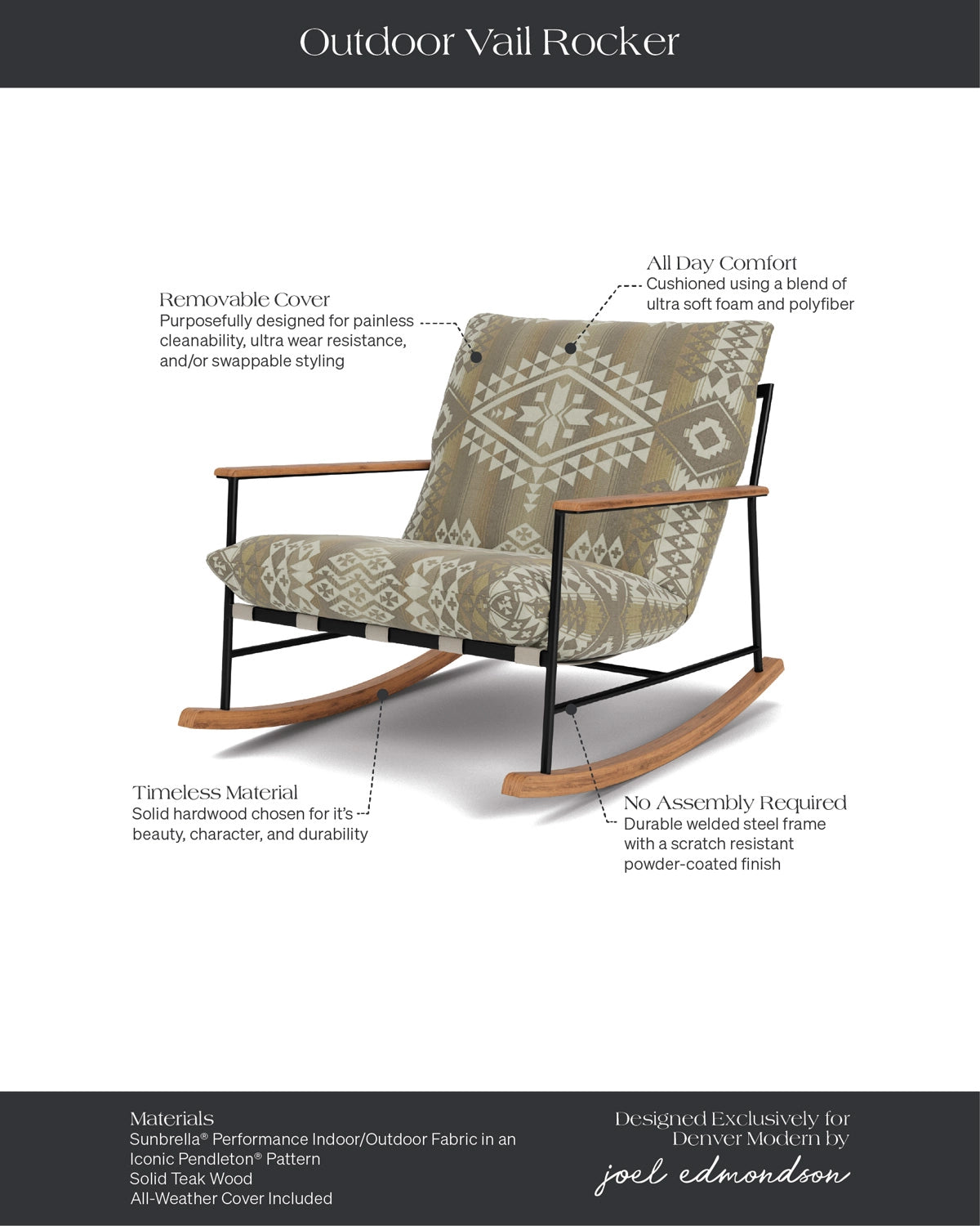 Canyon Lands - Desert Sunbrella® Performance Pendleton®