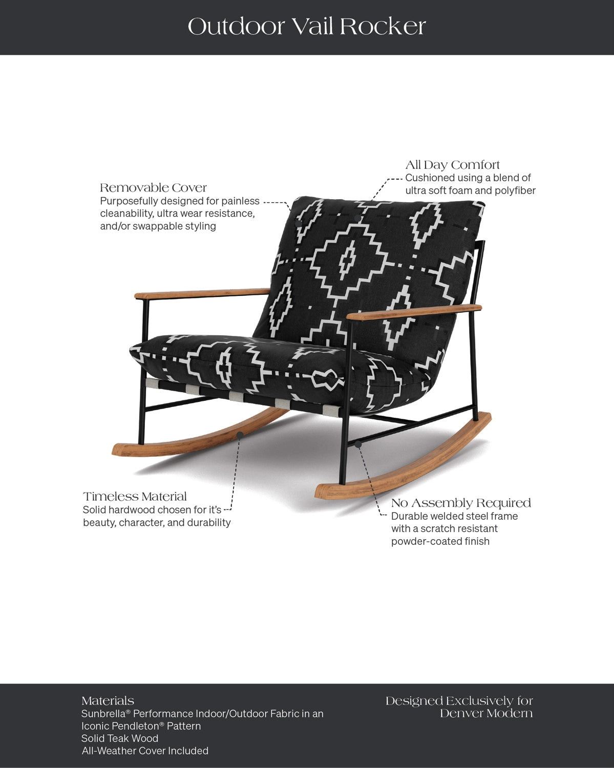 Kiva Steps - Classic Sunbrella® Performance Pendleton®