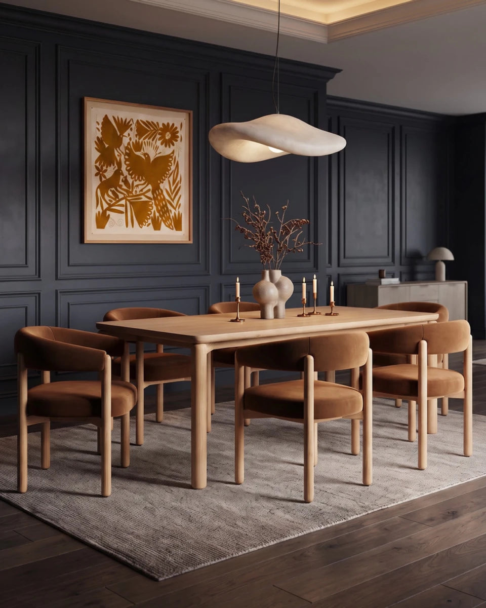 Cognac Velvet / White Oak