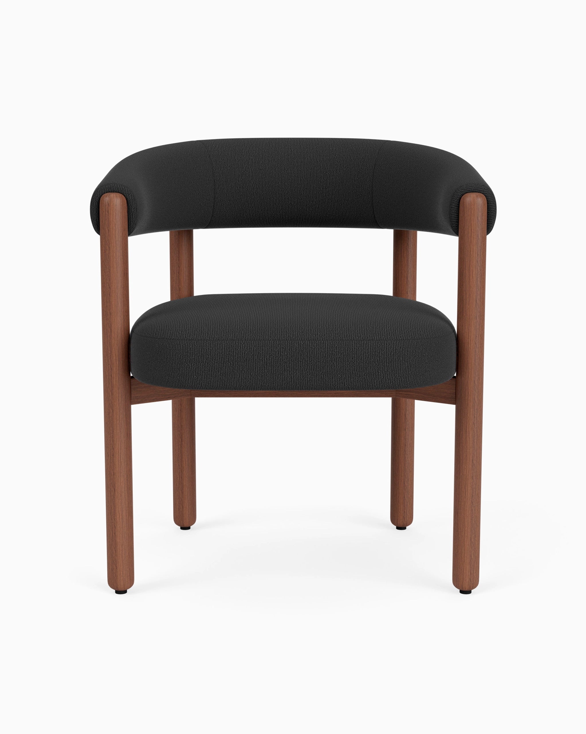 Walnut Frame / Charcoal Boucle