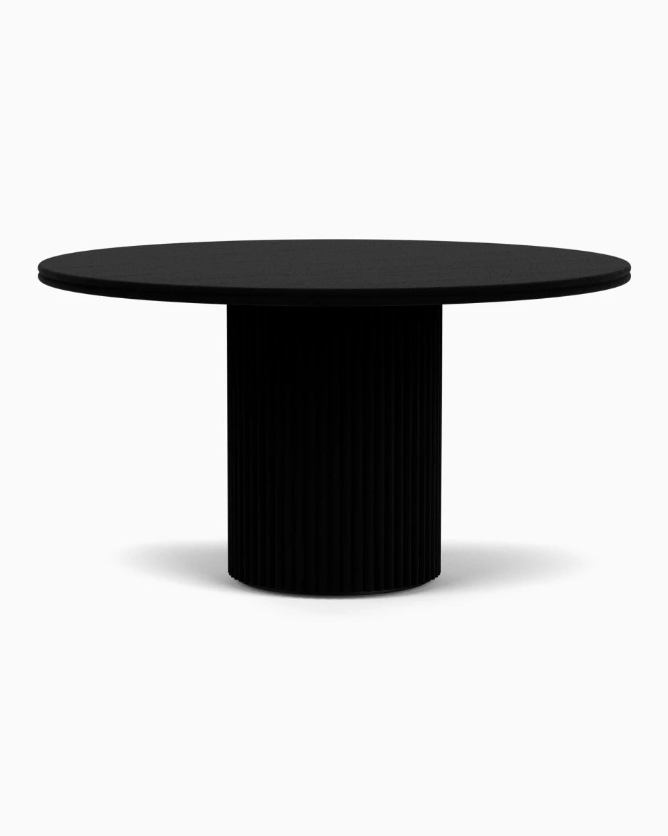 Ebony / 48" round | Seats 4
