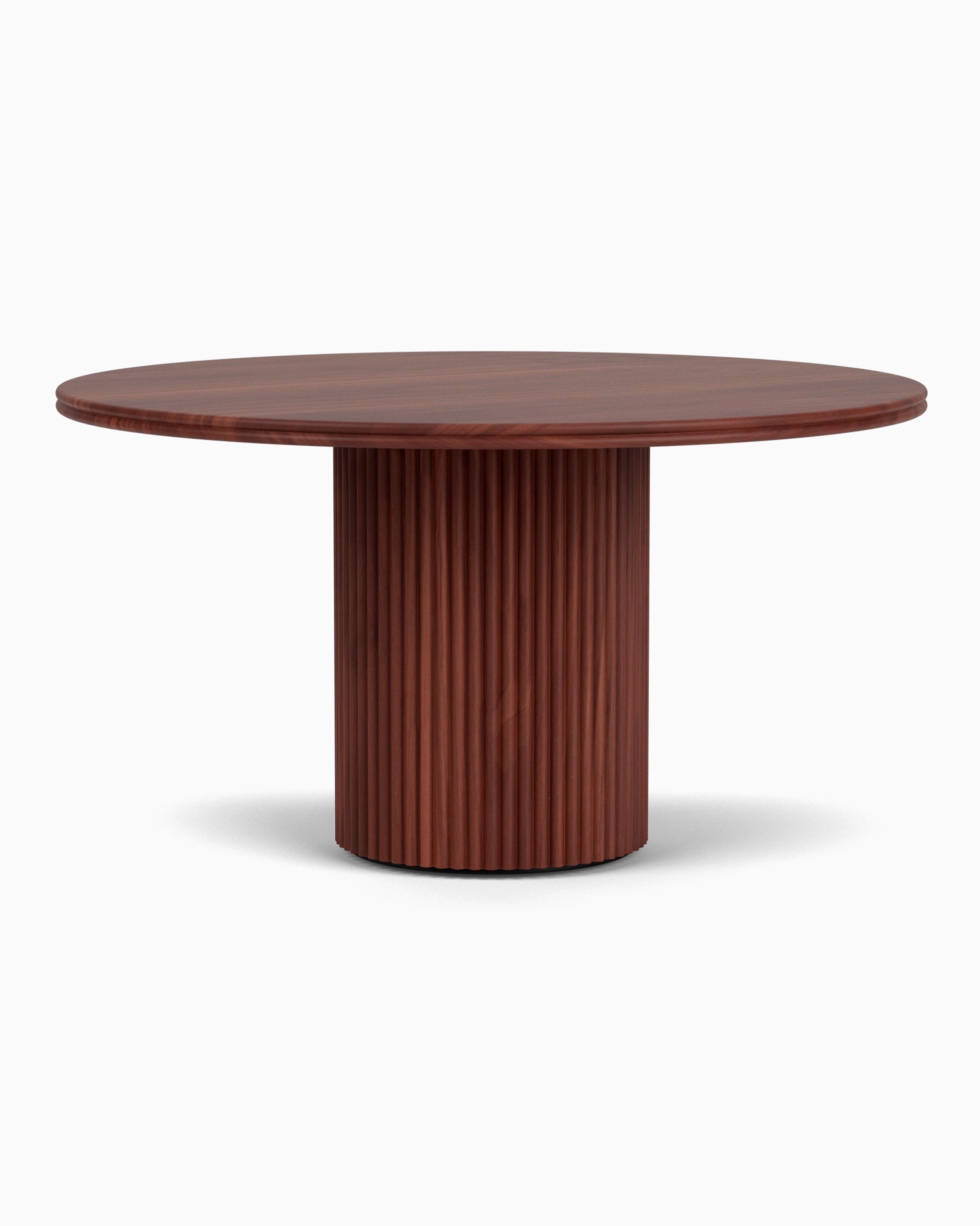 Walnut / 48" round | Seats 4
