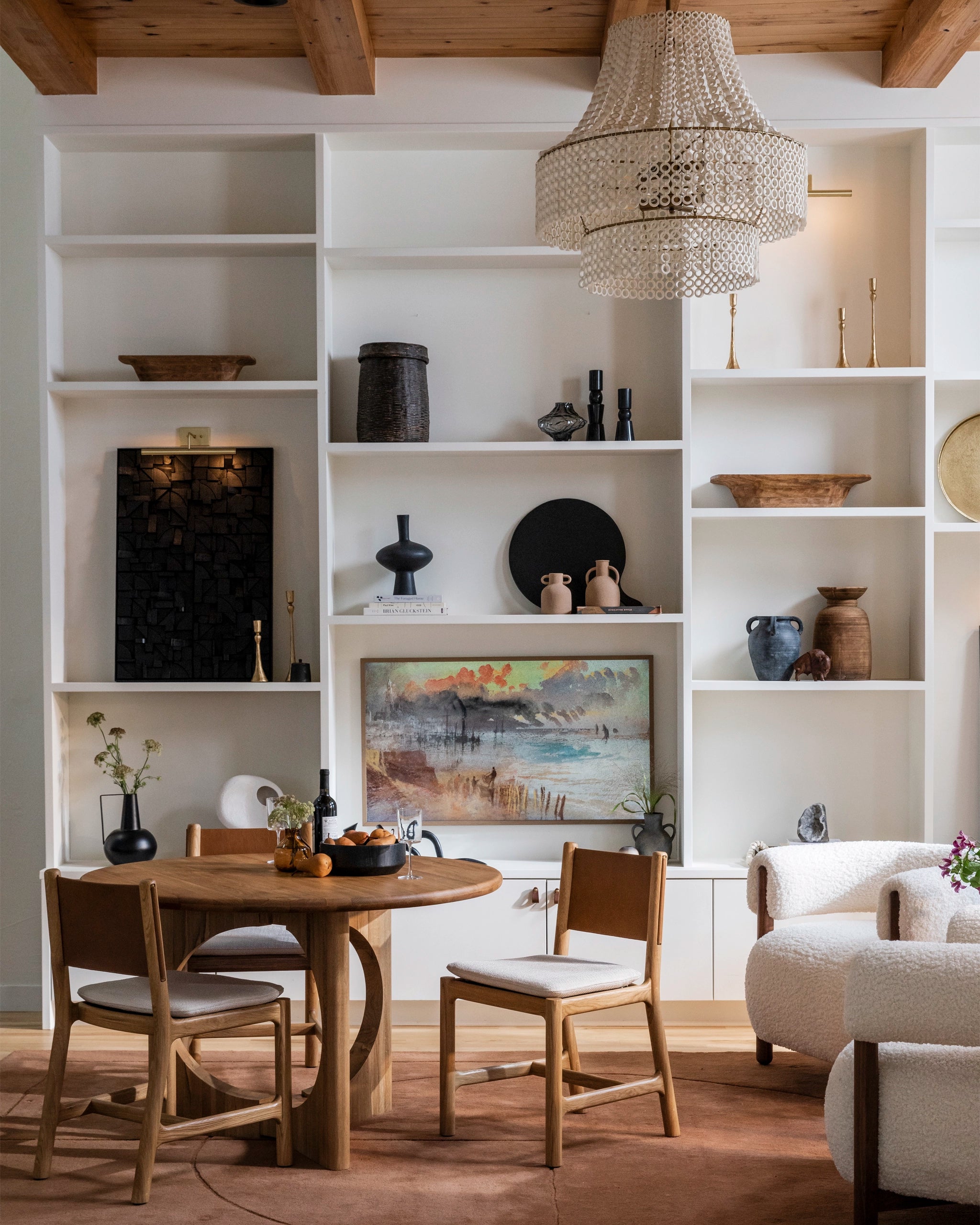 White Oak / 48" round | Seats 3