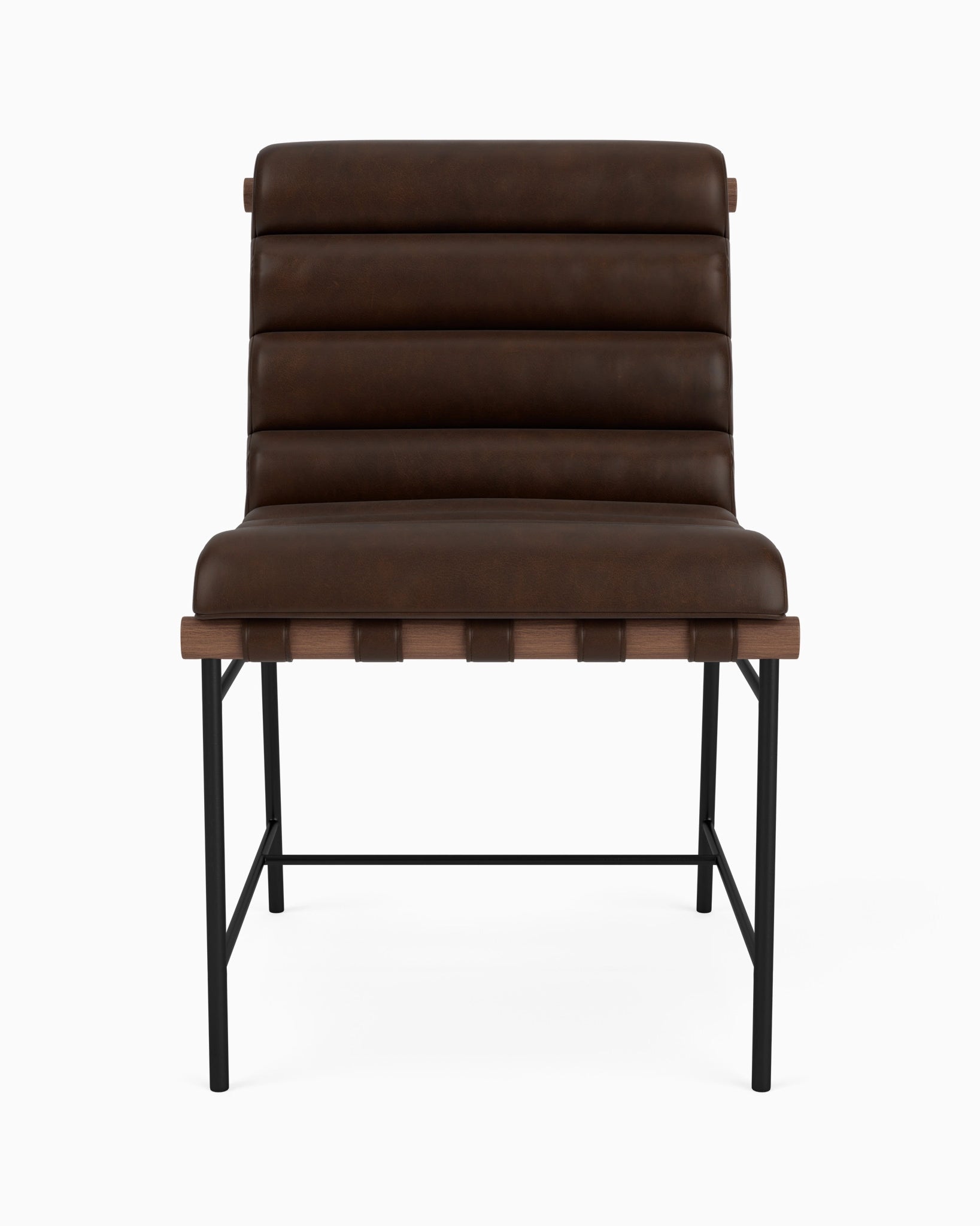 Maple Brown Leather / Walnut