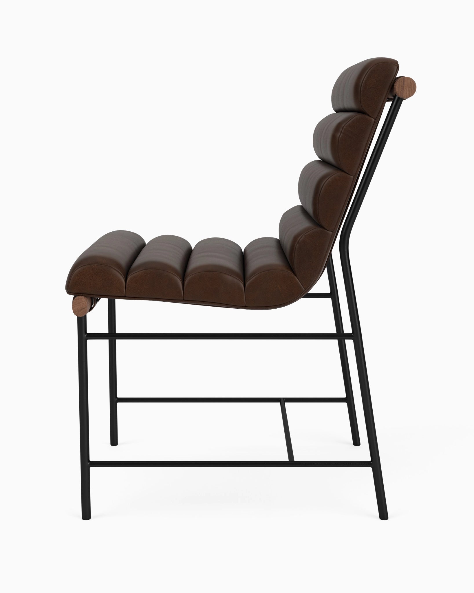 Maple Brown Leather / Walnut