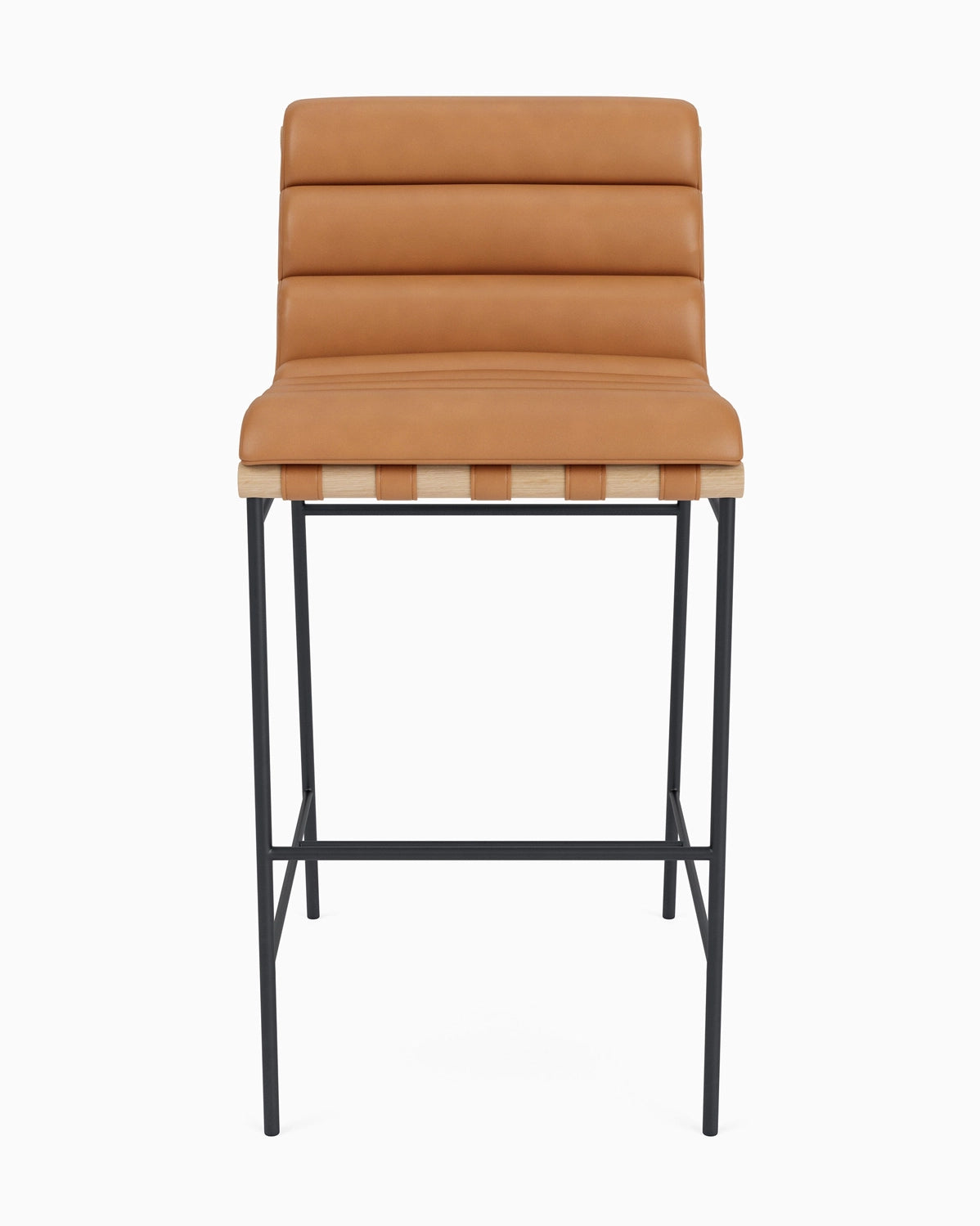 Saddle Leather / White Oak / Bar (30" Height)