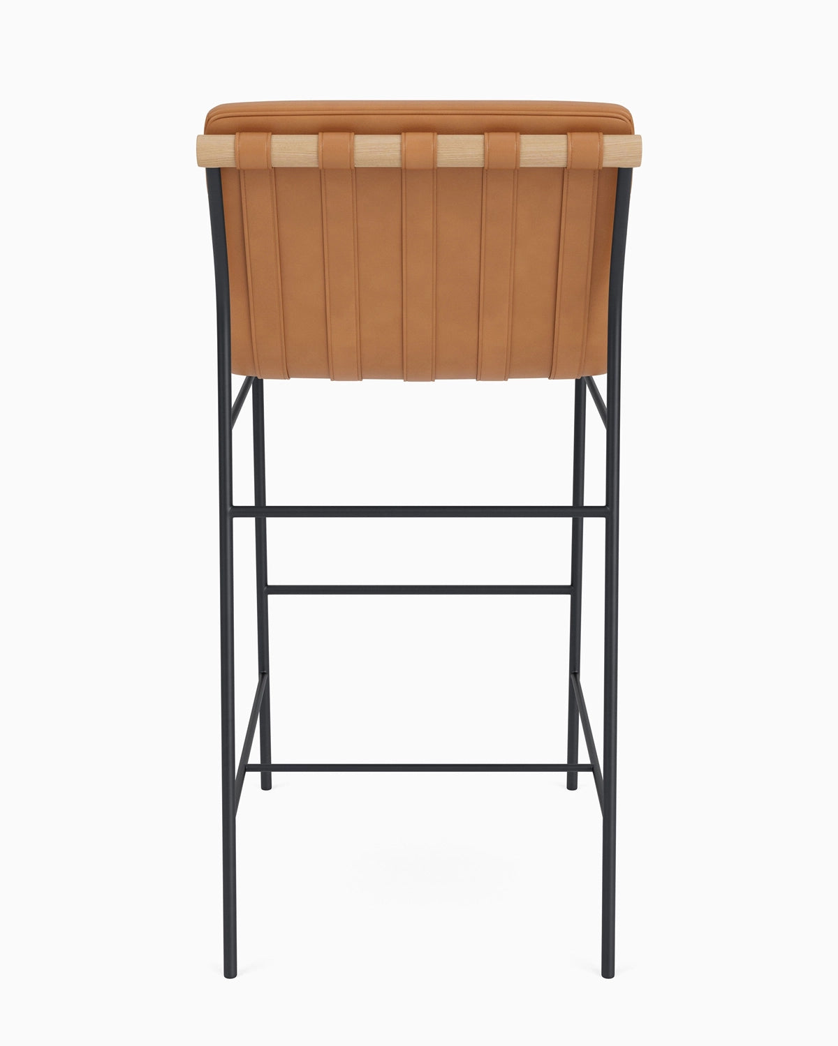 Saddle Leather / White Oak / Bar (30" Height)