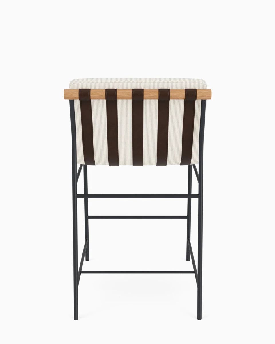 Cream Corduroy / White Oak / Counter (24" Height)