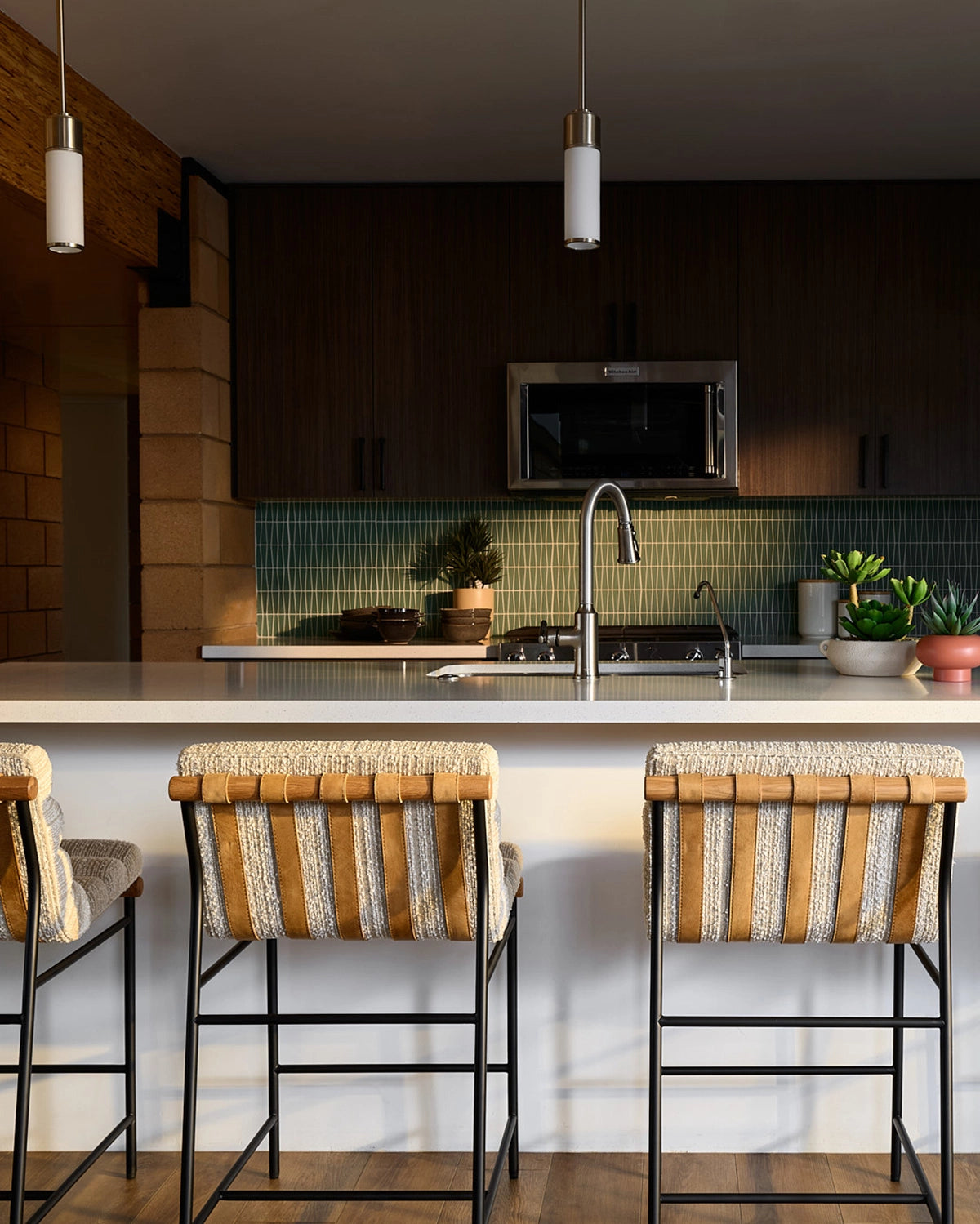 Sand Boucle / White Oak / Counter (24" Height)