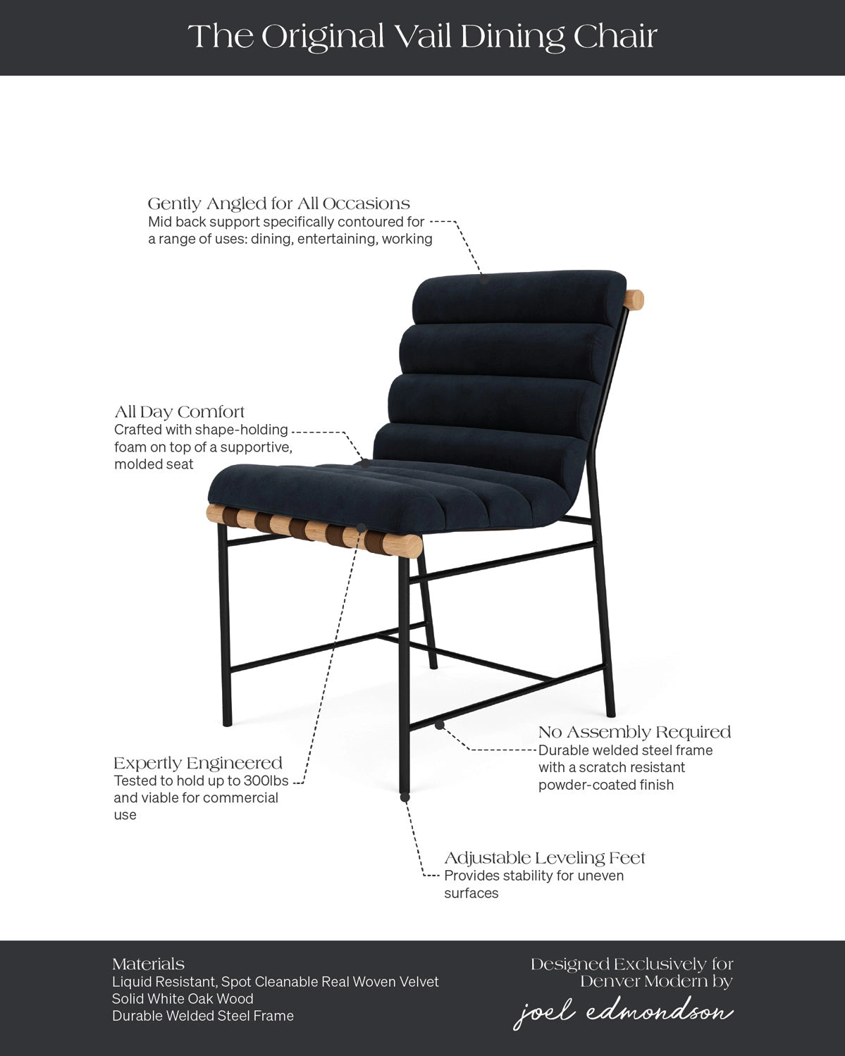 Ebony Velvet / White Oak