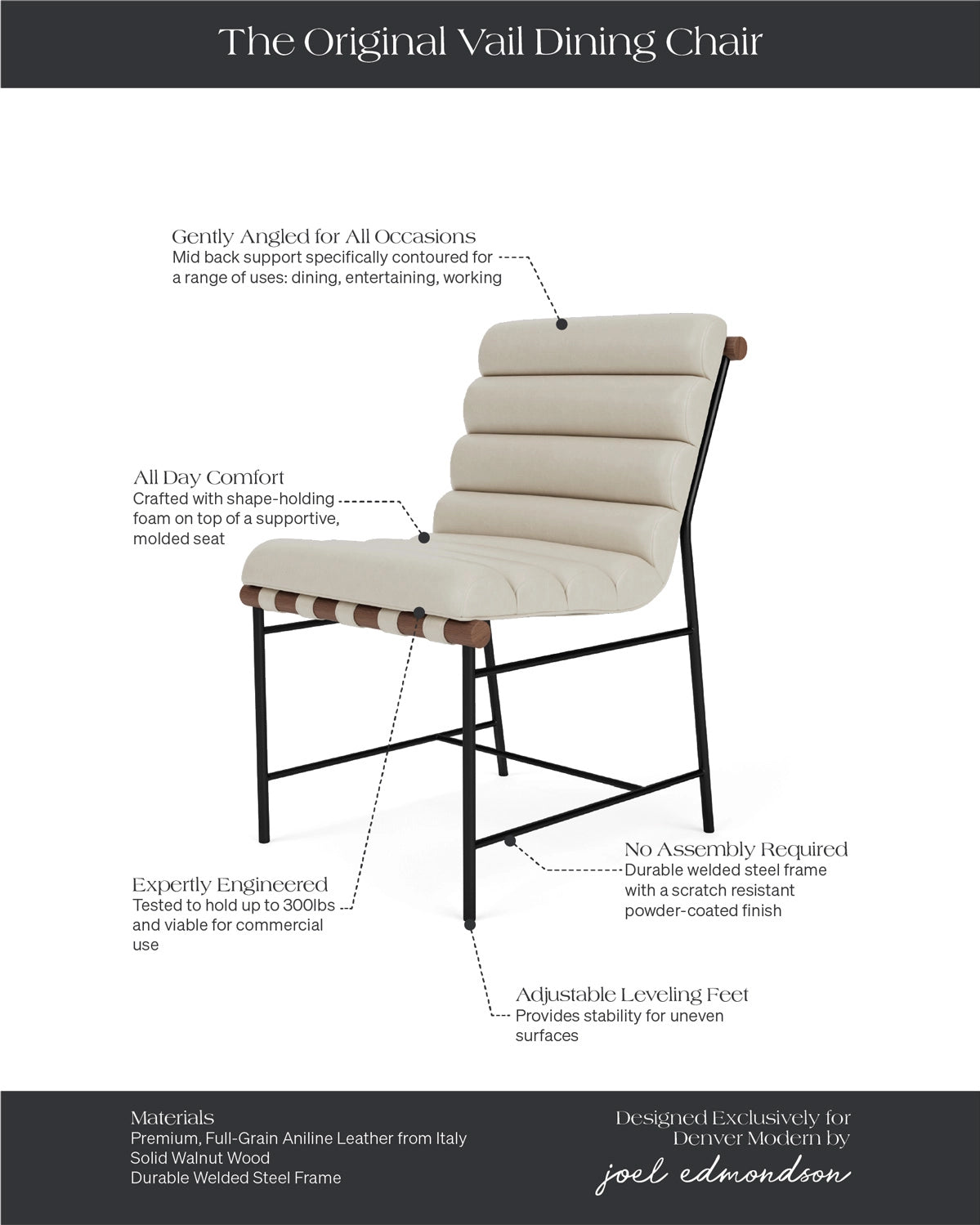 Pearl Leather / Walnut