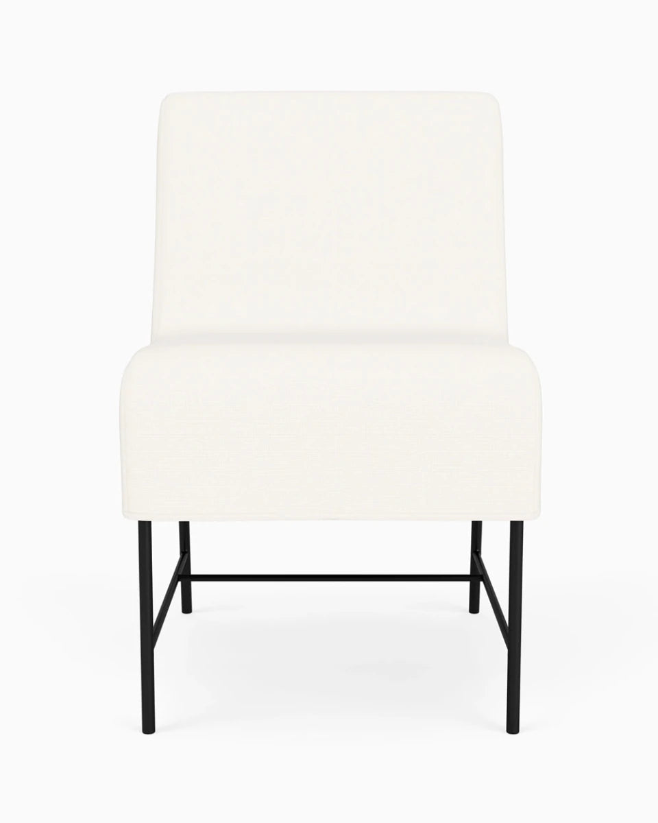 Ivory FIQA Woven / Vail Dining Chair Cover