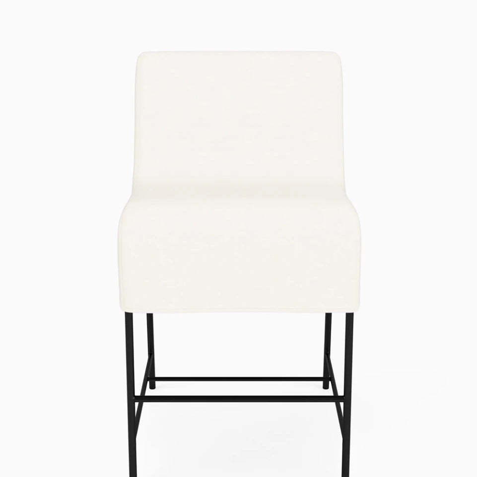 Ivory FIQA Woven / Vail Stool Cover