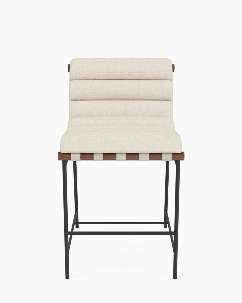 Pearl Linen / Walnut / Counter (24" Height)