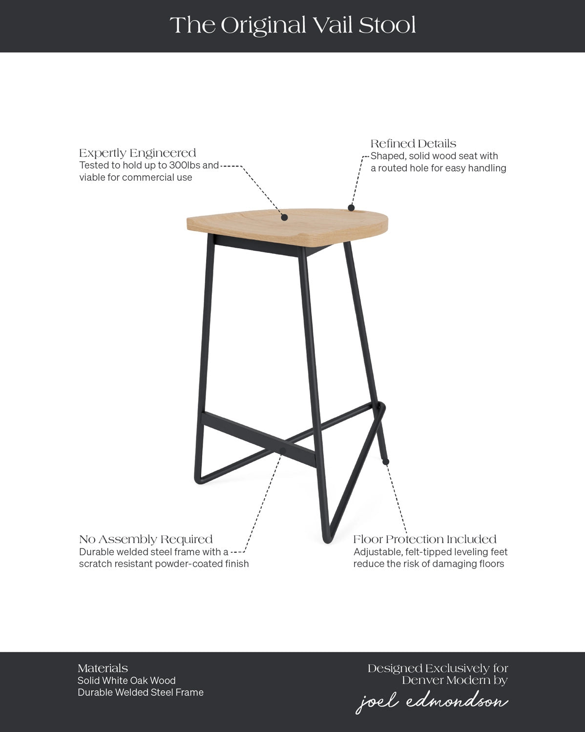 White Oak / Counter (24" Height)