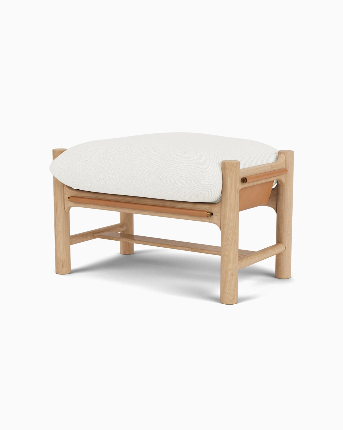 Dove FIQA Boucle / Saddle Leather / White Oak