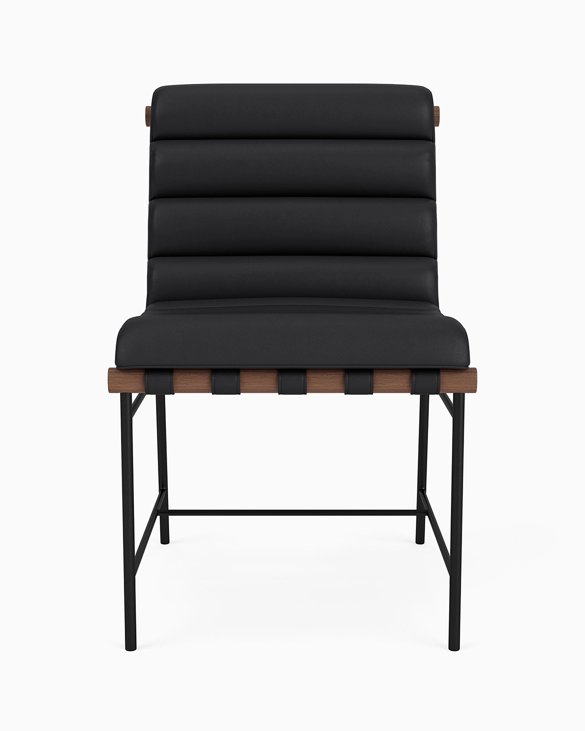 Black Leather / Walnut