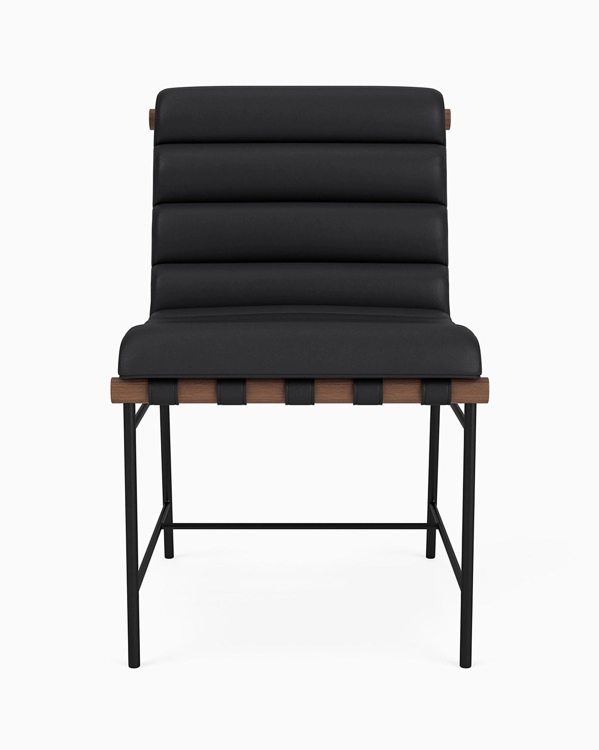 Black Leather / Walnut