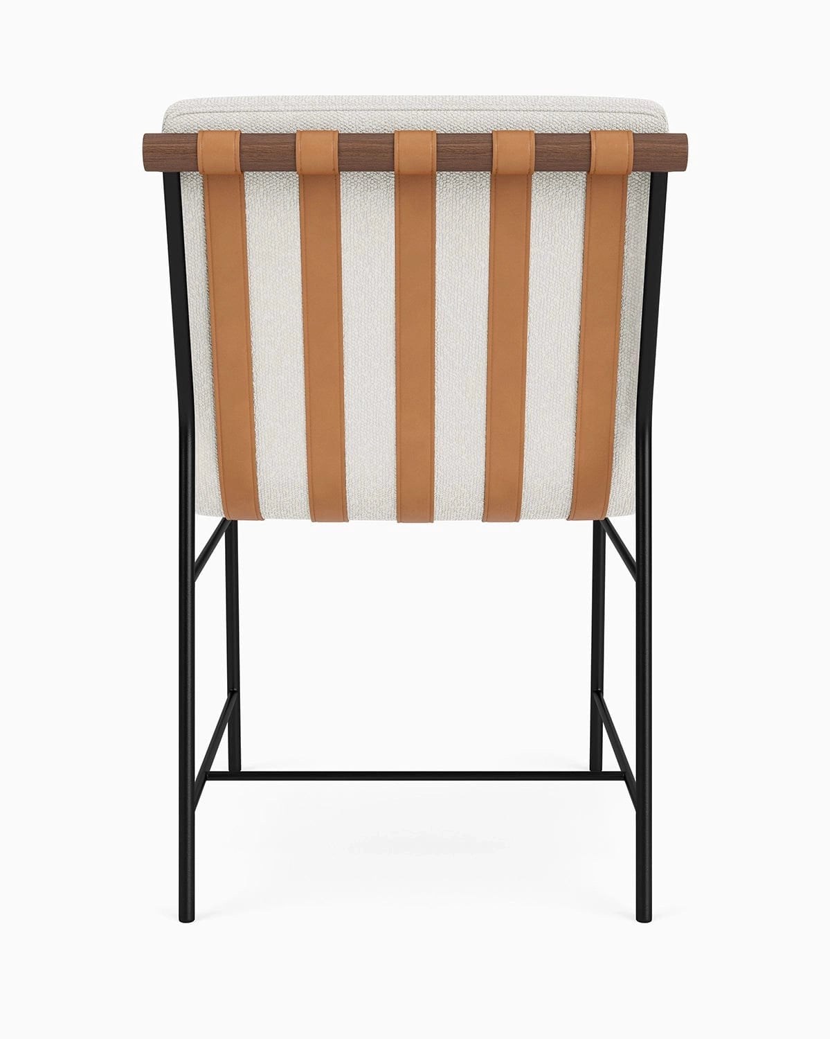 White Boucle / Walnut