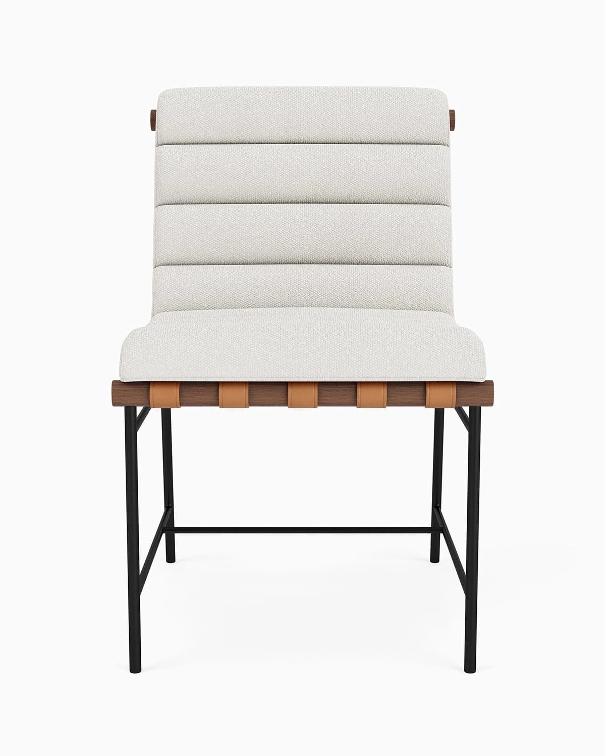 White Boucle / Walnut