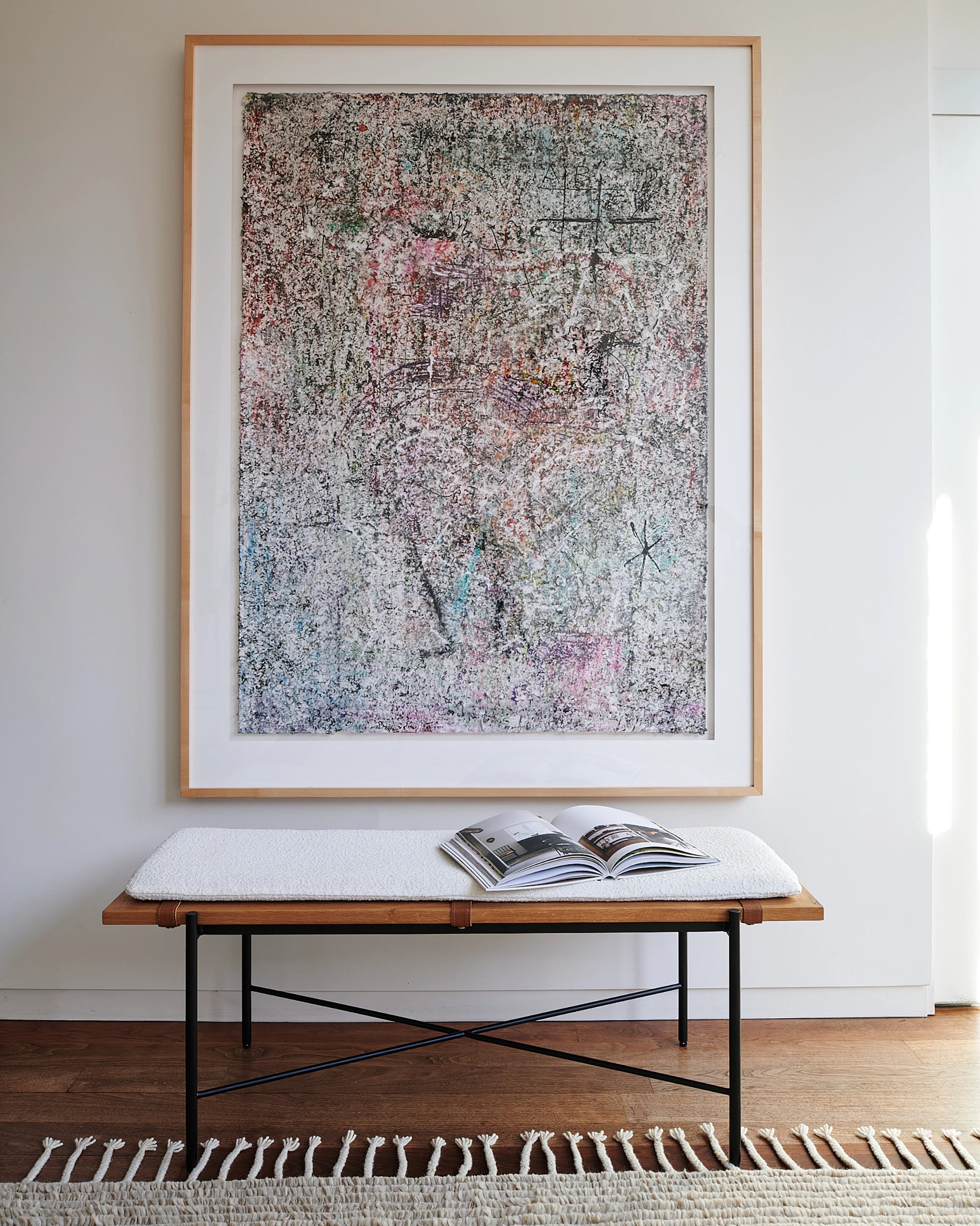 White Boucle / White Oak